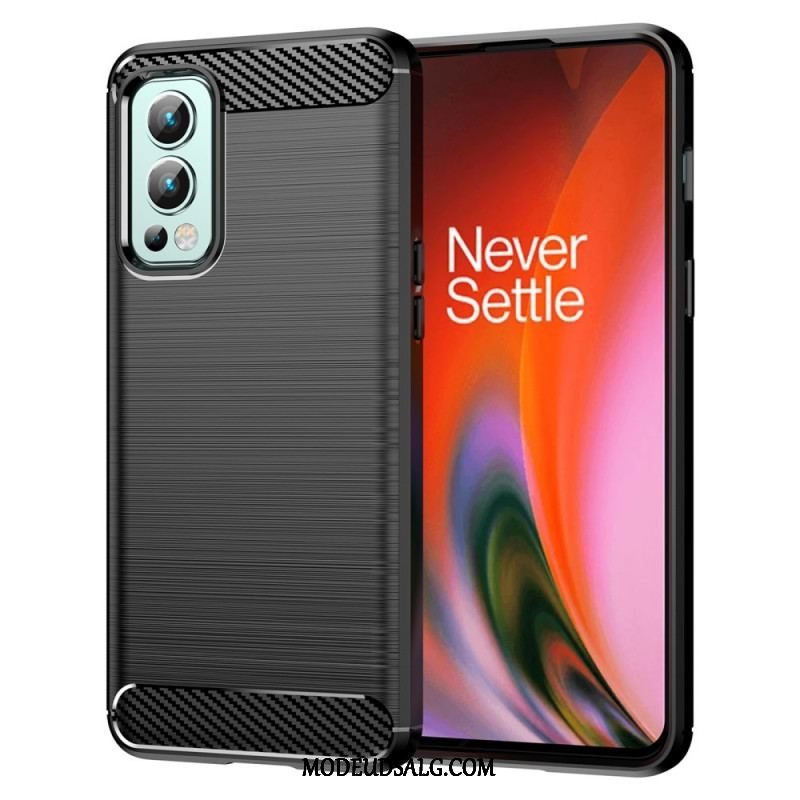 Cover OnePlus Nord 2 5G Børstet Kulfiber