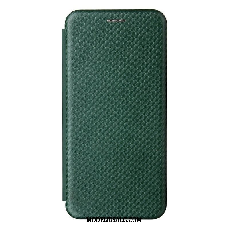 Cover OnePlus Nord 2 5G Flip Cover Farvet Carbon Silikone