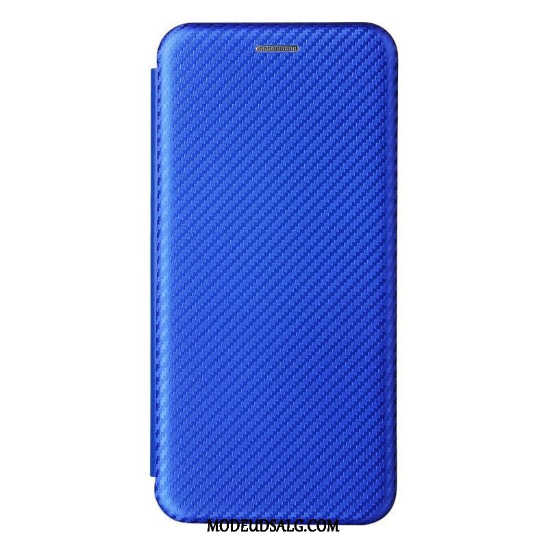 Cover OnePlus Nord 2 5G Flip Cover Farvet Carbon Silikone