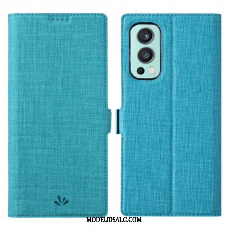 Cover OnePlus Nord 2 5G Flip Cover Tekstureret Vili Dmx