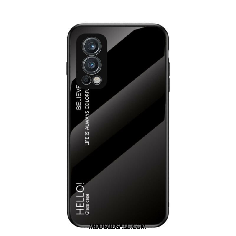 Cover OnePlus Nord 2 5G Hærdet Glas Hej