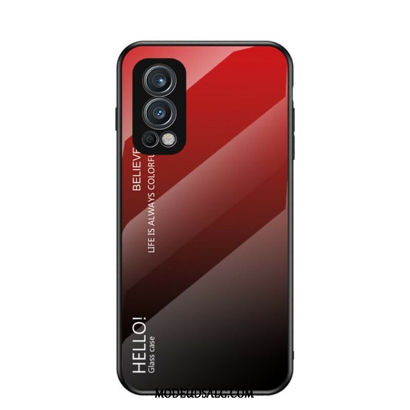 Cover OnePlus Nord 2 5G Hærdet Glas Hej