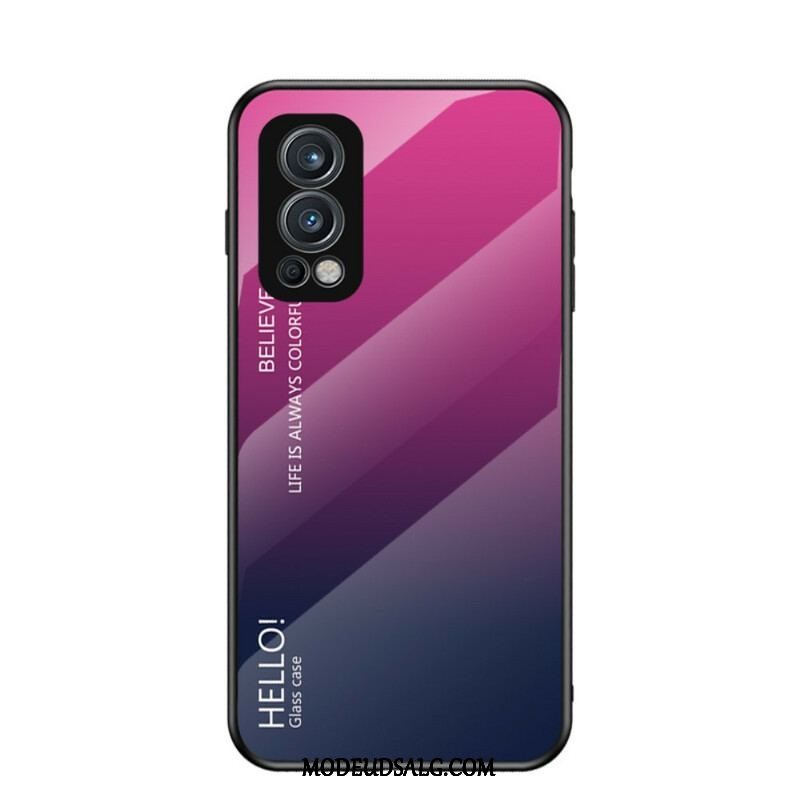 Cover OnePlus Nord 2 5G Hærdet Glas Hej