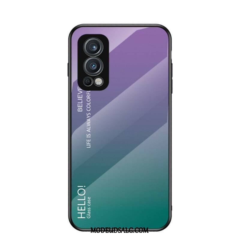 Cover OnePlus Nord 2 5G Hærdet Glas Hej