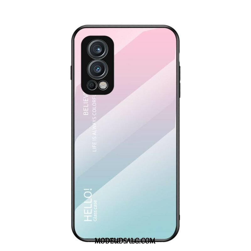 Cover OnePlus Nord 2 5G Hærdet Glas Hej