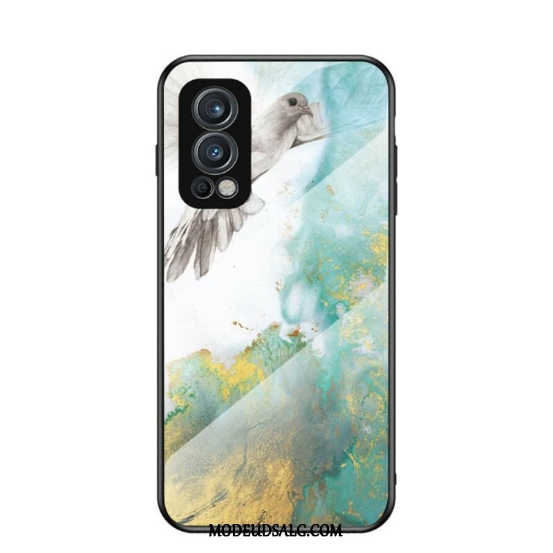 Cover OnePlus Nord 2 5G Marmorfarver Hærdet Glas