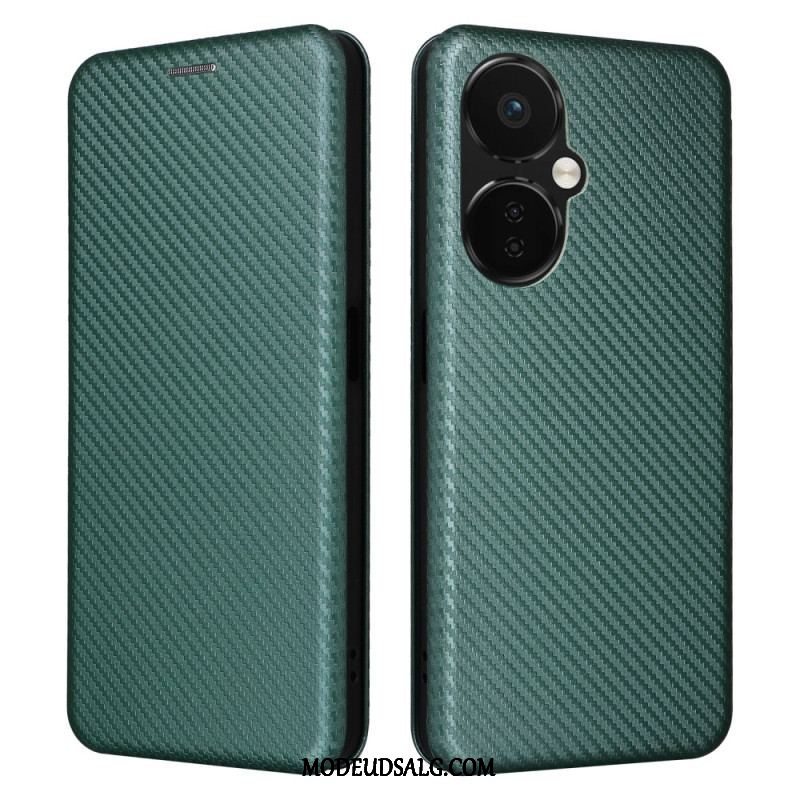 Cover OnePlus Nord CE 3 Lite 5G Flip Cover Kulfiber Tekstur