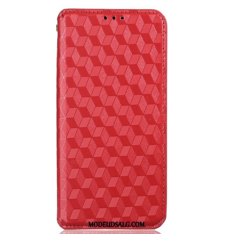 Cover OnePlus Nord CE 5G Flip Cover Diamant Læder Effekt