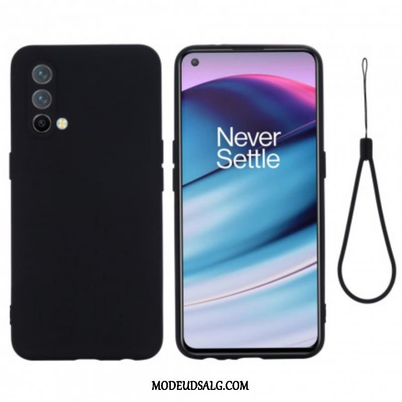 Cover OnePlus Nord CE 5G Flydende Silikone Med Snor