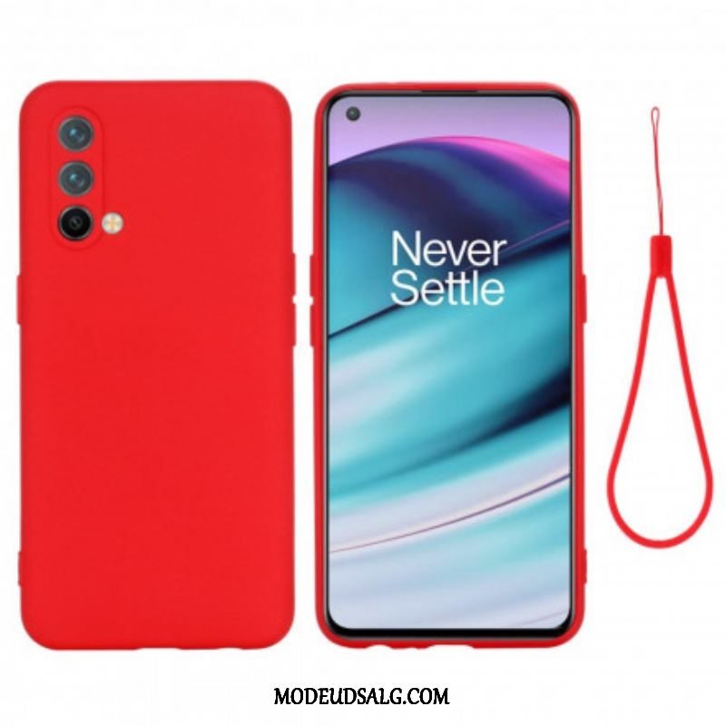 Cover OnePlus Nord CE 5G Flydende Silikone Med Snor