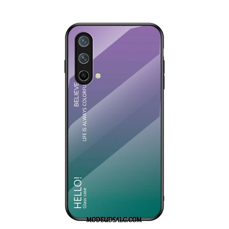 Cover OnePlus Nord CE 5G Hærdet Glas Hej