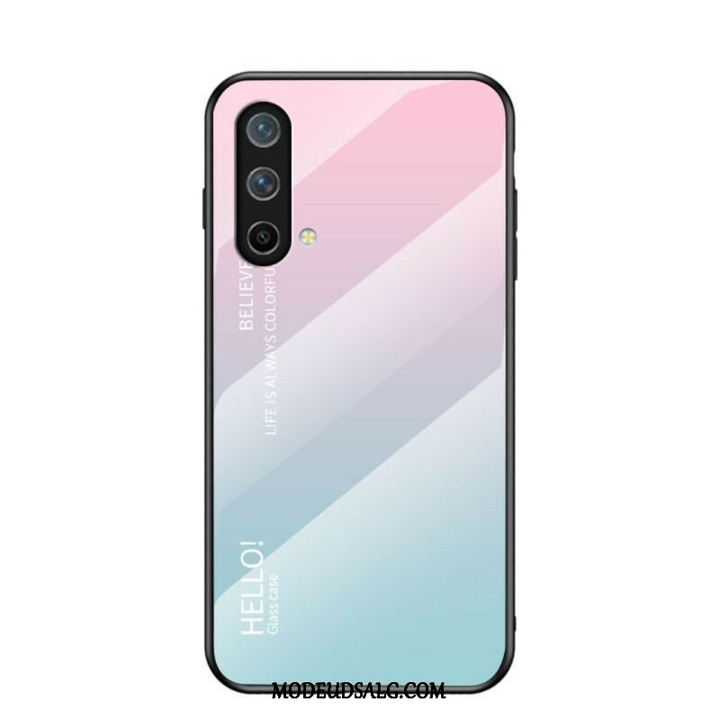 Cover OnePlus Nord CE 5G Hærdet Glas Hej