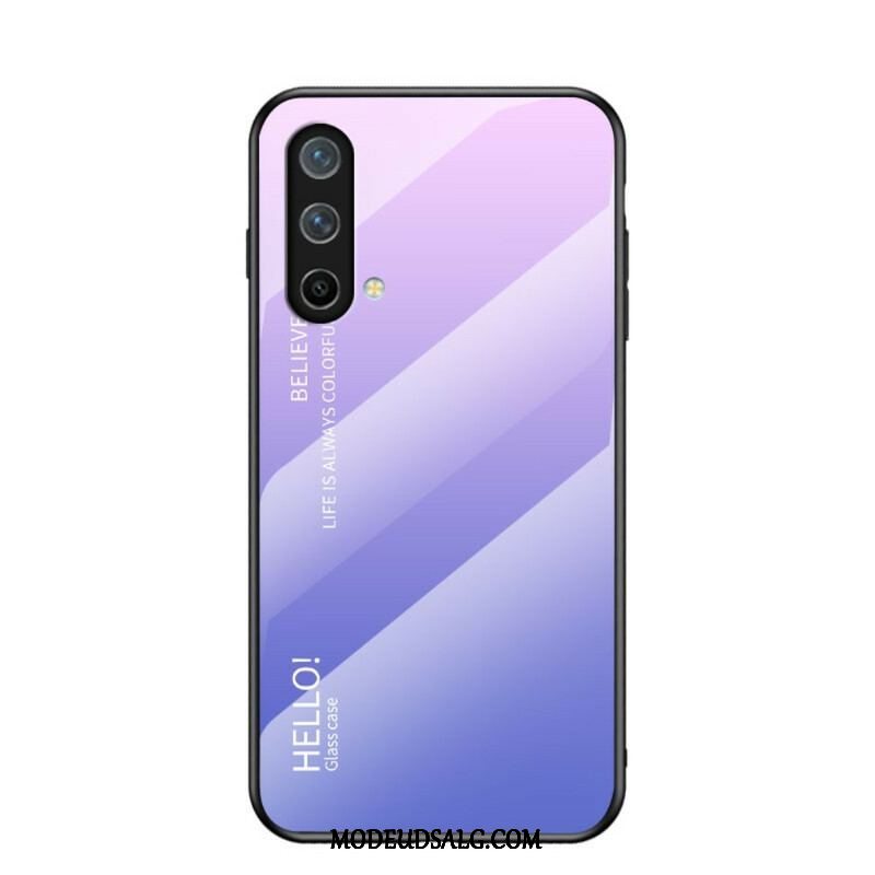 Cover OnePlus Nord CE 5G Hærdet Glas Hej