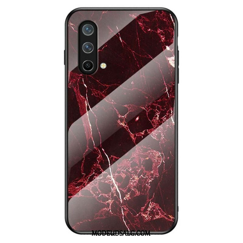 Cover OnePlus Nord CE 5G Marmorfarver Hærdet Glas