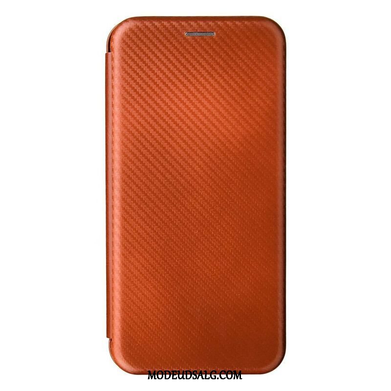 Cover Oppo A16 / A16s Flip Cover Farvet Carbon Silikone