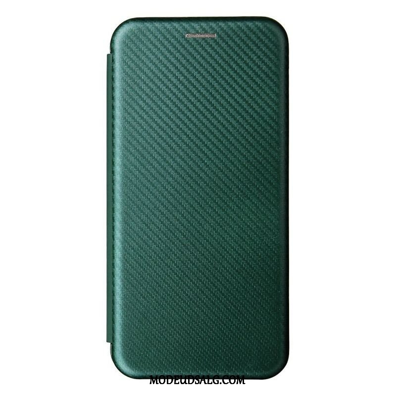 Cover Oppo A16 / A16s Flip Cover Farvet Carbon Silikone