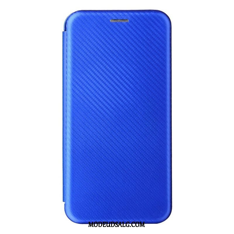 Cover Oppo A16 / A16s Flip Cover Farvet Carbon Silikone