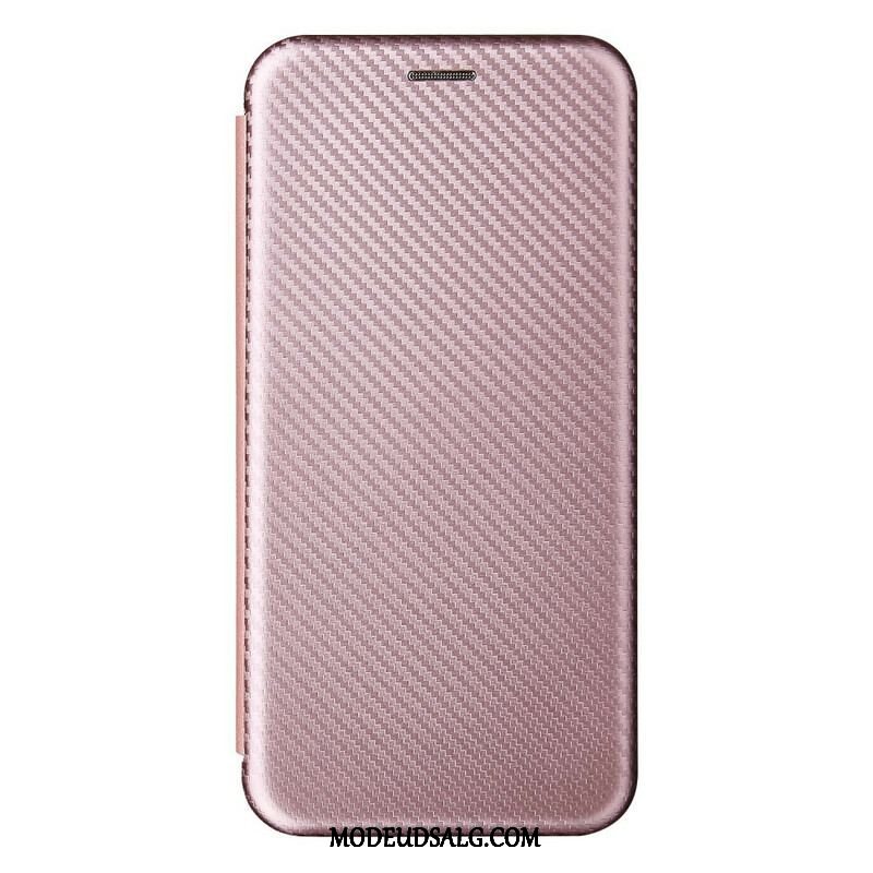 Cover Oppo A16 / A16s Flip Cover Farvet Carbon Silikone