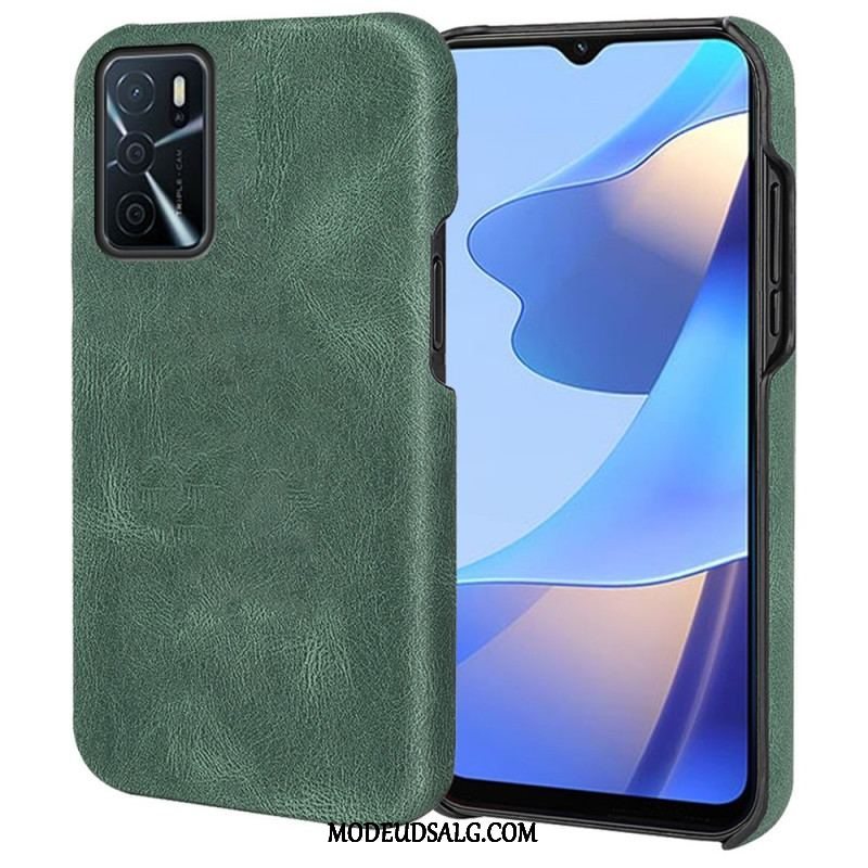 Cover Oppo A16 / A16s Nye Farver Elegance Lædereffekt