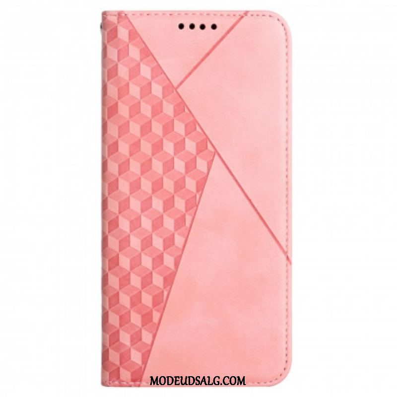 Cover Oppo A54 5G / A74 5G Flip Cover Cubic Style Skin-touch