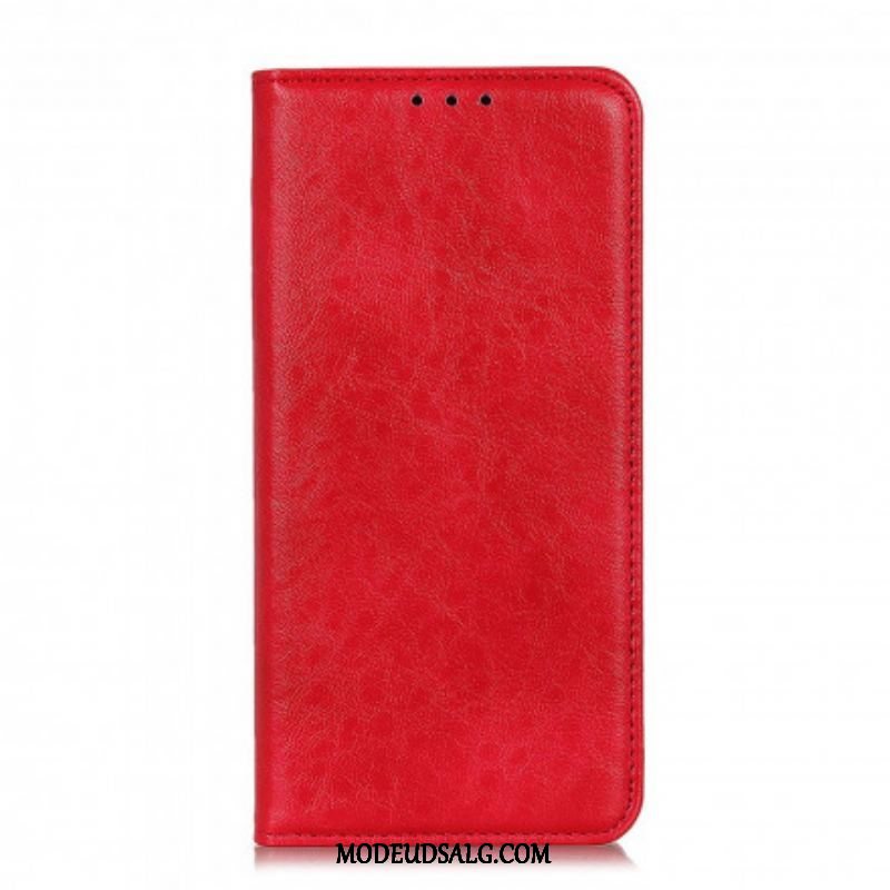 Cover Oppo A54 5G / A74 5G Flip Cover Split Læder Tekstur