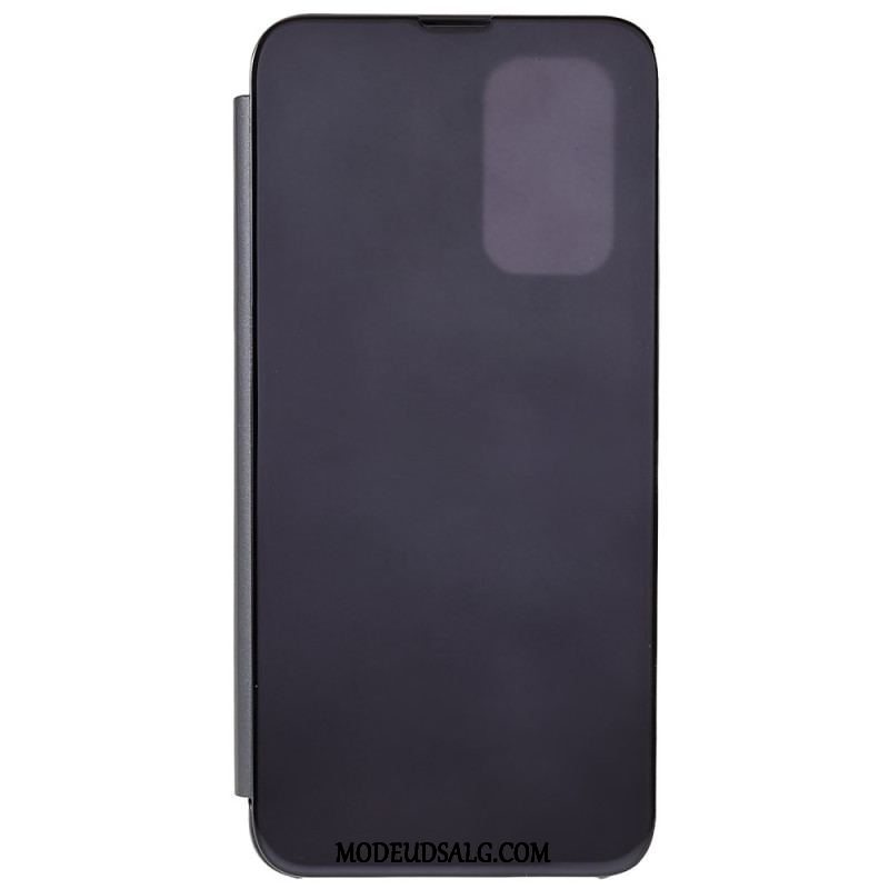 Cover Oppo A54 5G / A74 5G Spejl Og Lædereffekt