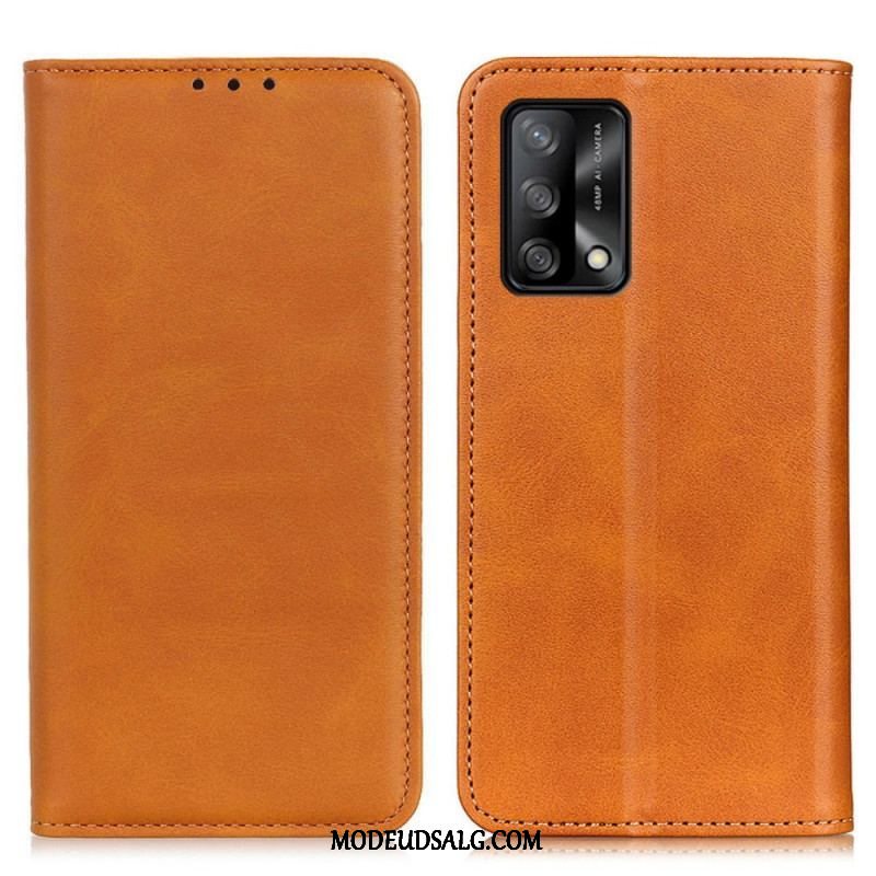 Cover Oppo A74 4G Flip Cover Elegance Split Læder