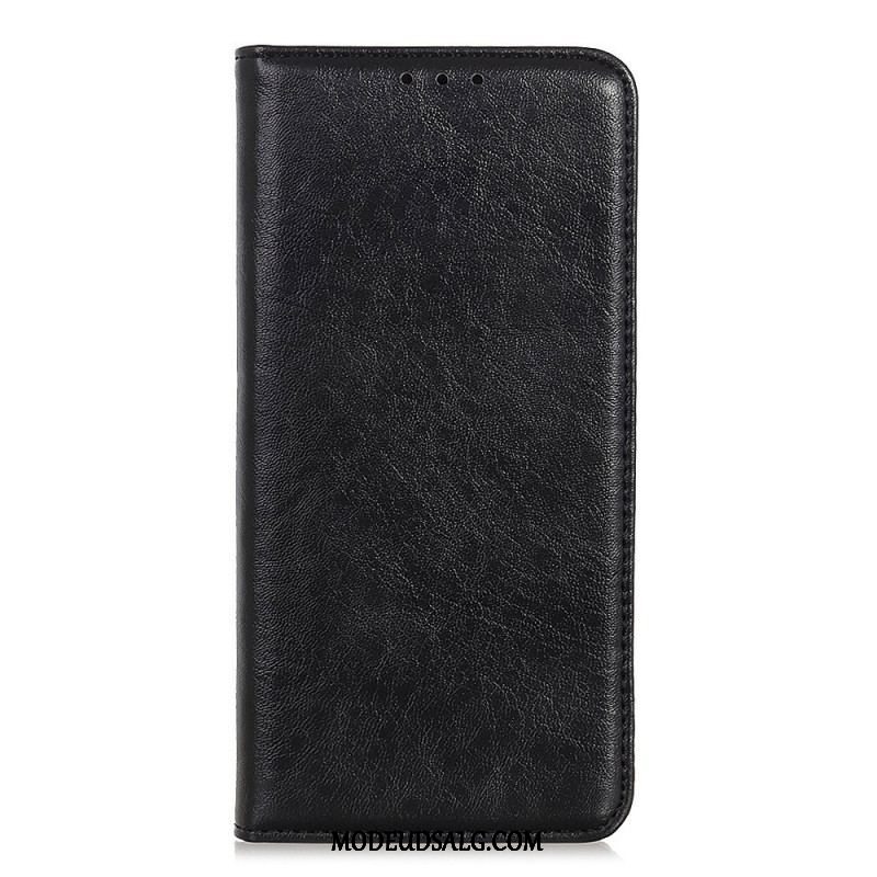 Cover Oppo A74 4G Flip Cover Læder Tekstur