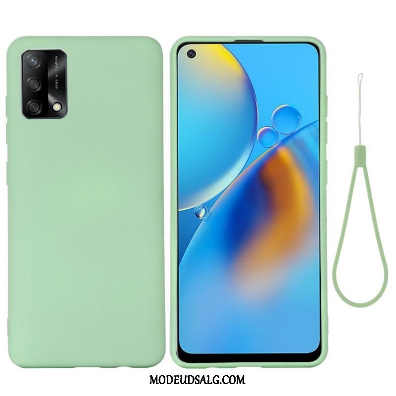 Cover Oppo A74 4G Flydende Silikone Med Snor