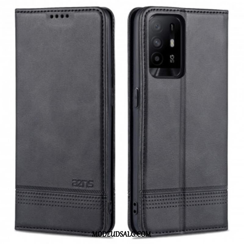 Cover Oppo A94 5G Flip Cover Azns Læderstyling