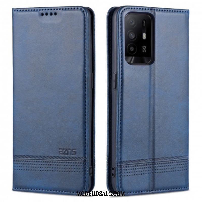 Cover Oppo A94 5G Flip Cover Azns Læderstyling