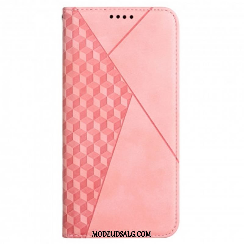 Cover Oppo A94 5G Flip Cover Cubic Style Skin-touch