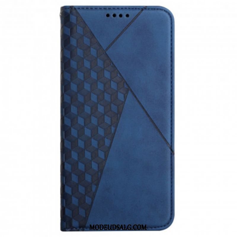 Cover Oppo A94 5G Flip Cover Cubic Style Skin-touch