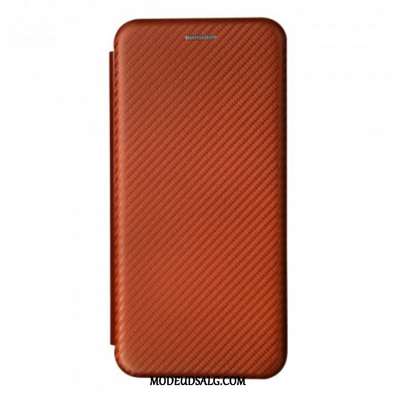 Cover Oppo A94 5G Flip Cover Farvet Carbon Silikone