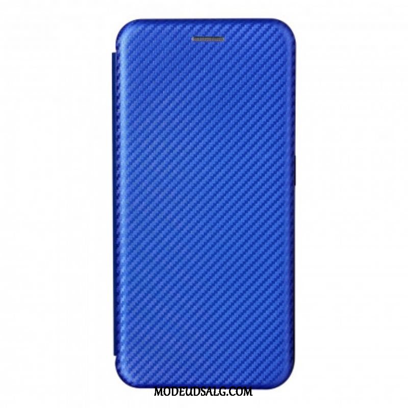 Cover Oppo A94 5G Flip Cover Farvet Carbon Silikone