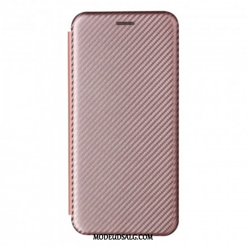 Cover Oppo A94 5G Flip Cover Farvet Carbon Silikone