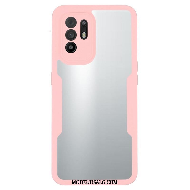 Cover Oppo A94 5G Hybrid Gennemsigtige Farvede Kanter