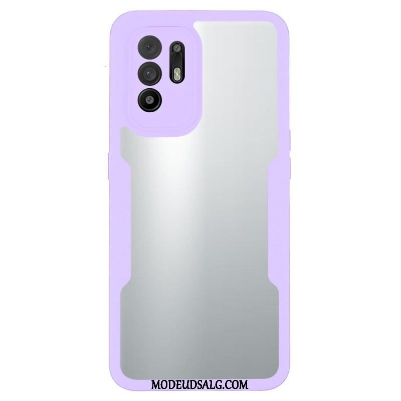 Cover Oppo A94 5G Hybrid Gennemsigtige Farvede Kanter