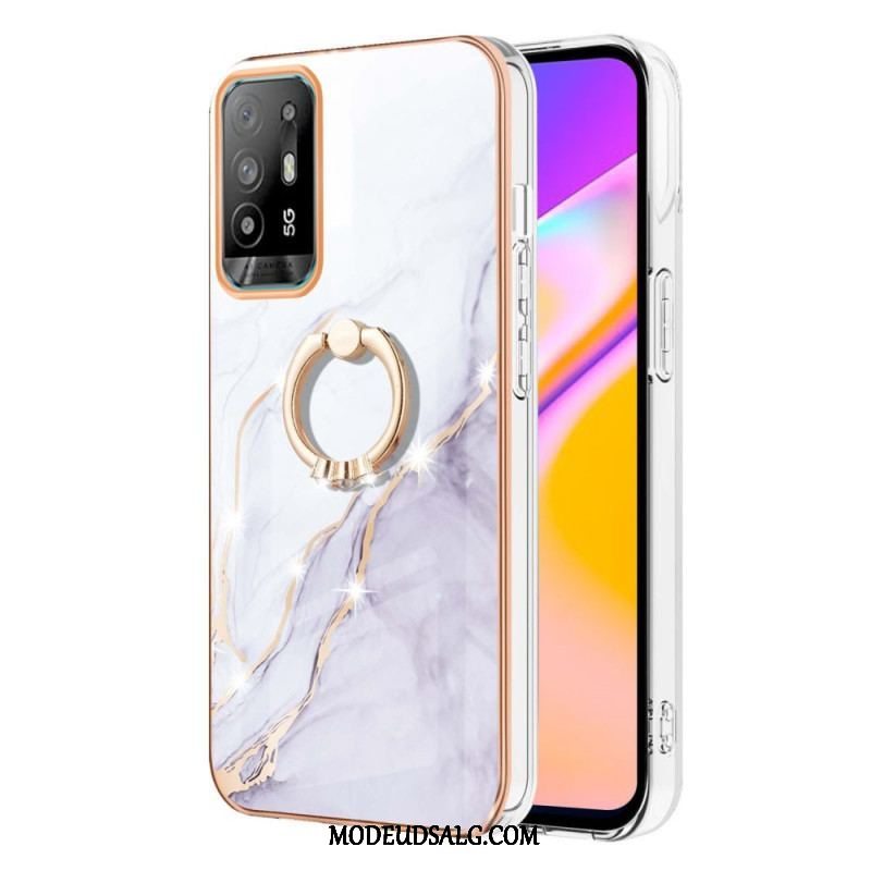 Cover Oppo A94 5G Marmor Med Ring