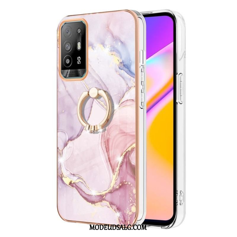 Cover Oppo A94 5G Marmor Med Ring