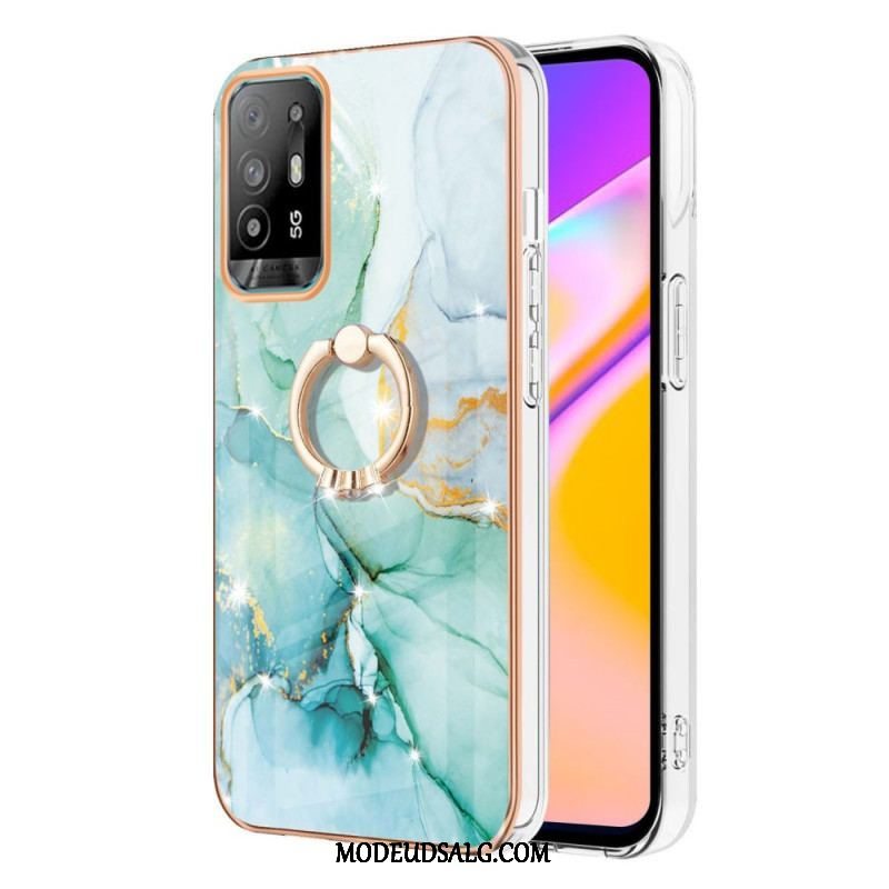 Cover Oppo A94 5G Marmor Med Ring