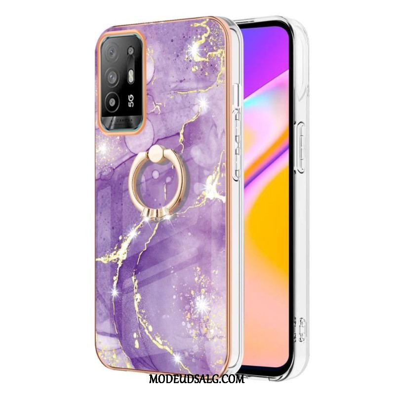 Cover Oppo A94 5G Marmor Med Ring