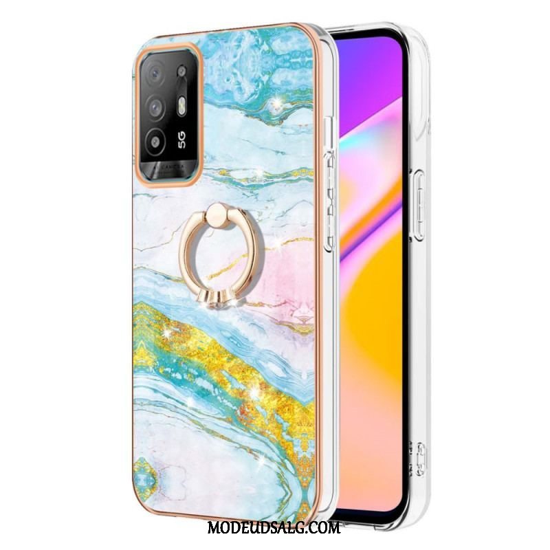 Cover Oppo A94 5G Marmor Med Ring