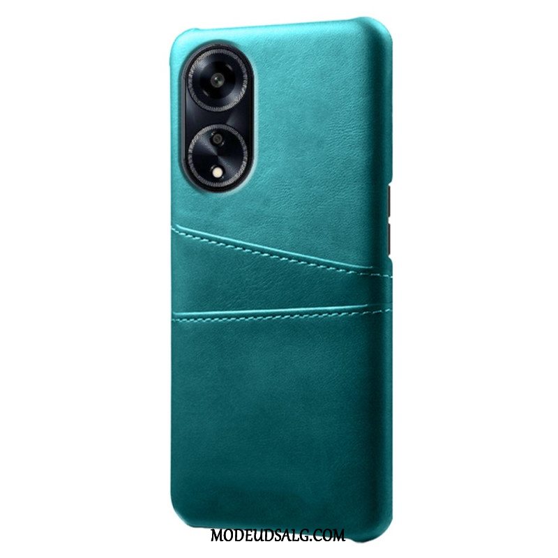 Cover Oppo A98 5g Læder Effekt Kortholder