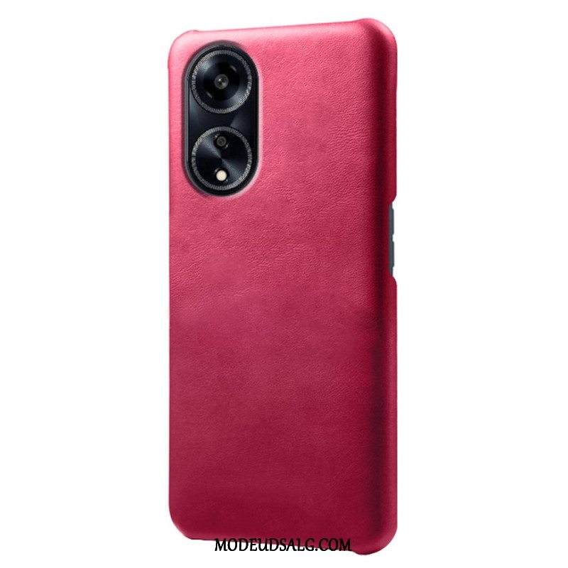 Cover Oppo A98 5g Lædereffekt