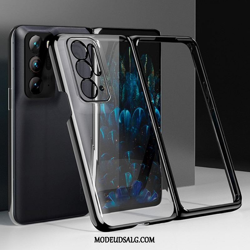 Cover Oppo Find N Gennemsigtig Med Metalfrontramme