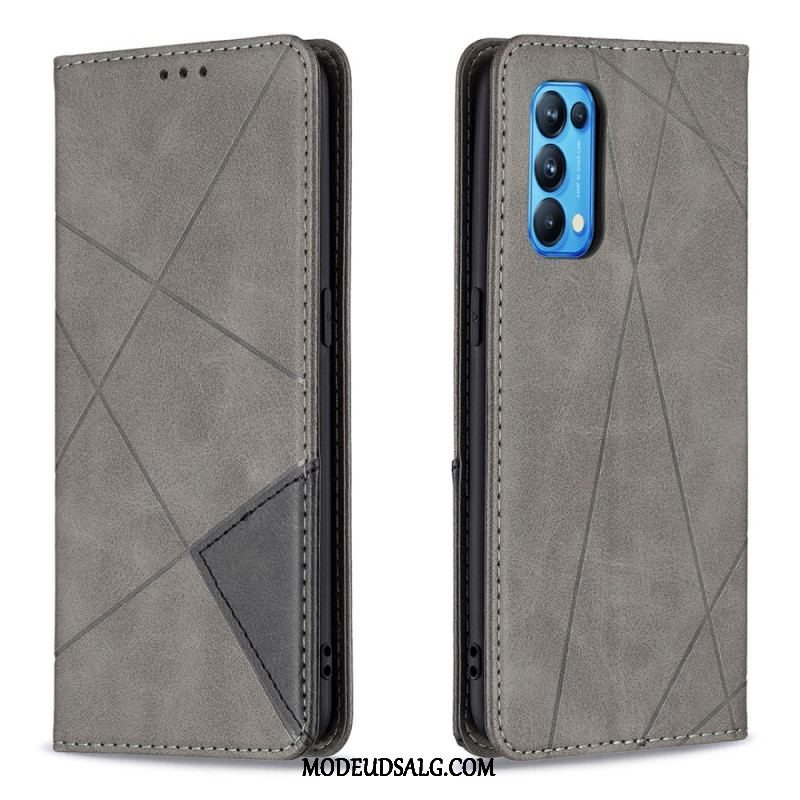 Cover Oppo Find X3 Lite Flip Cover Kunstner Stil