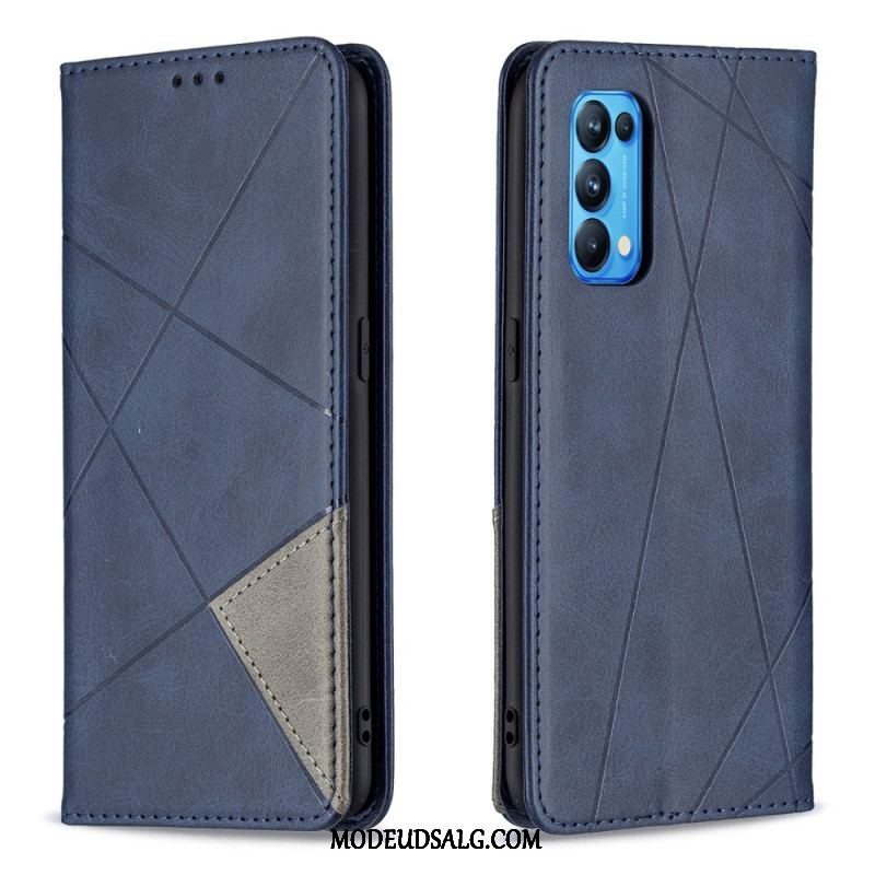 Cover Oppo Find X3 Lite Flip Cover Kunstner Stil