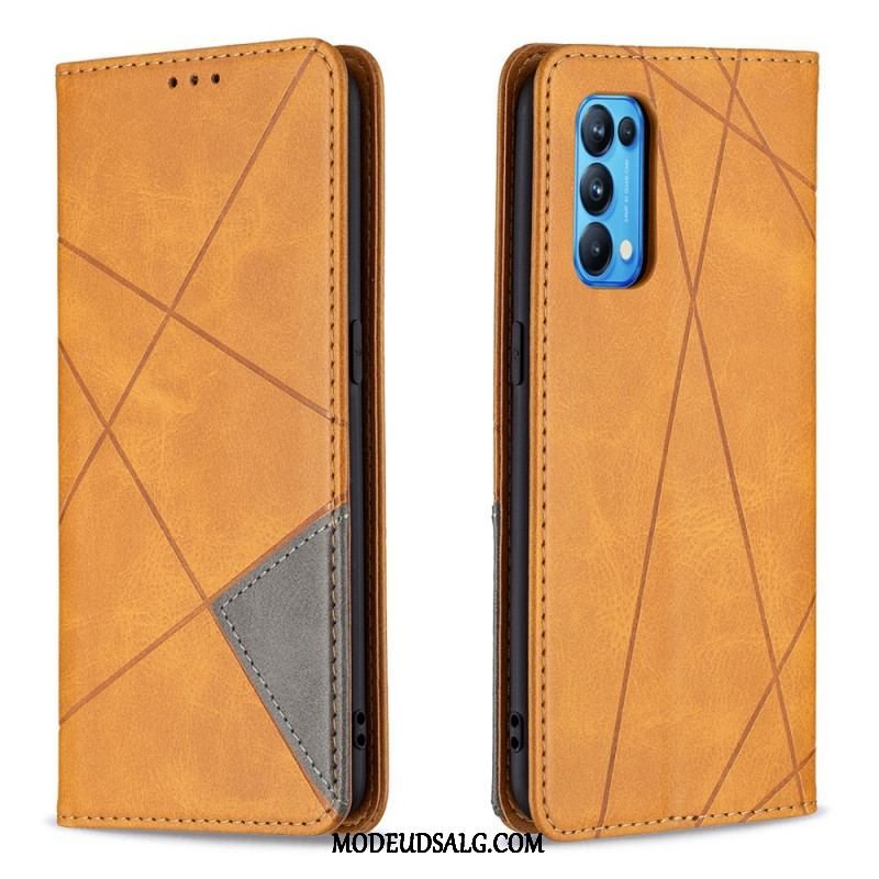 Cover Oppo Find X3 Lite Flip Cover Kunstner Stil