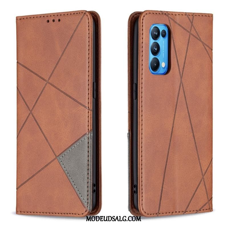 Cover Oppo Find X3 Lite Flip Cover Kunstner Stil